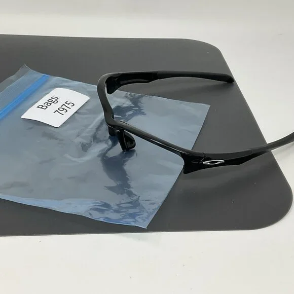 Oakley Quarter Jacket OO9200-01 Sunglasses Black Half Wrap Frame NoLenses